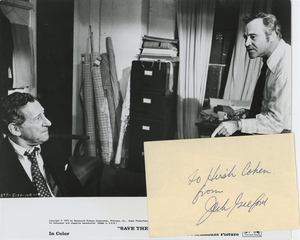 Jack Gilford- Signed Card