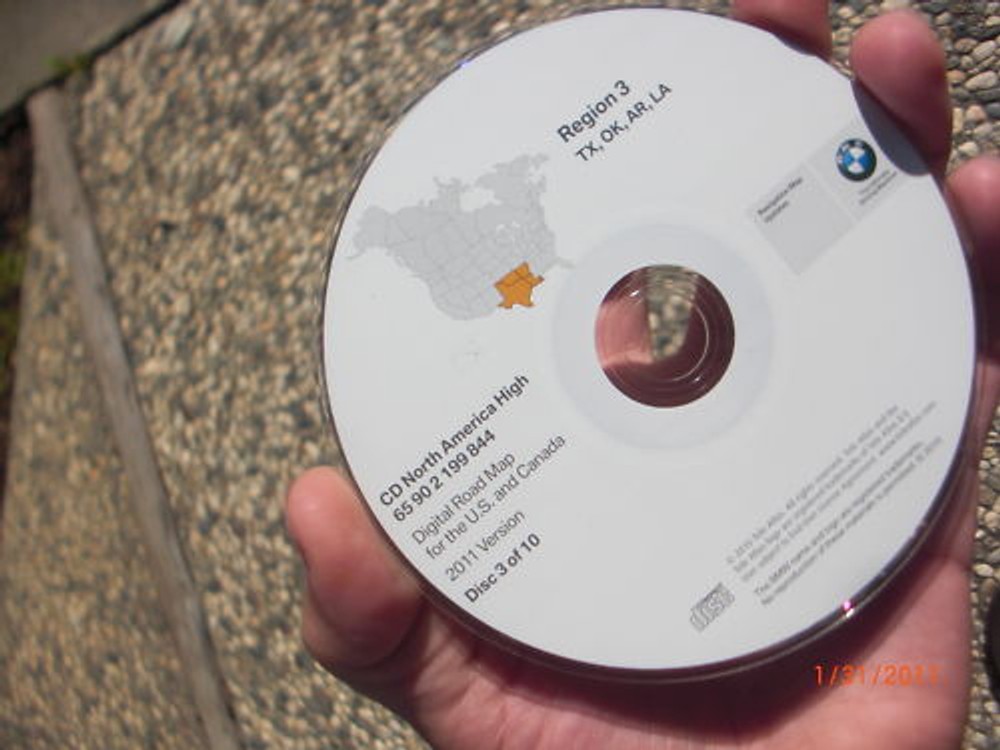 2011 BMW E39 E38 E46 M5 X5 M3 NAVIGATION CD TEXAS OK LA