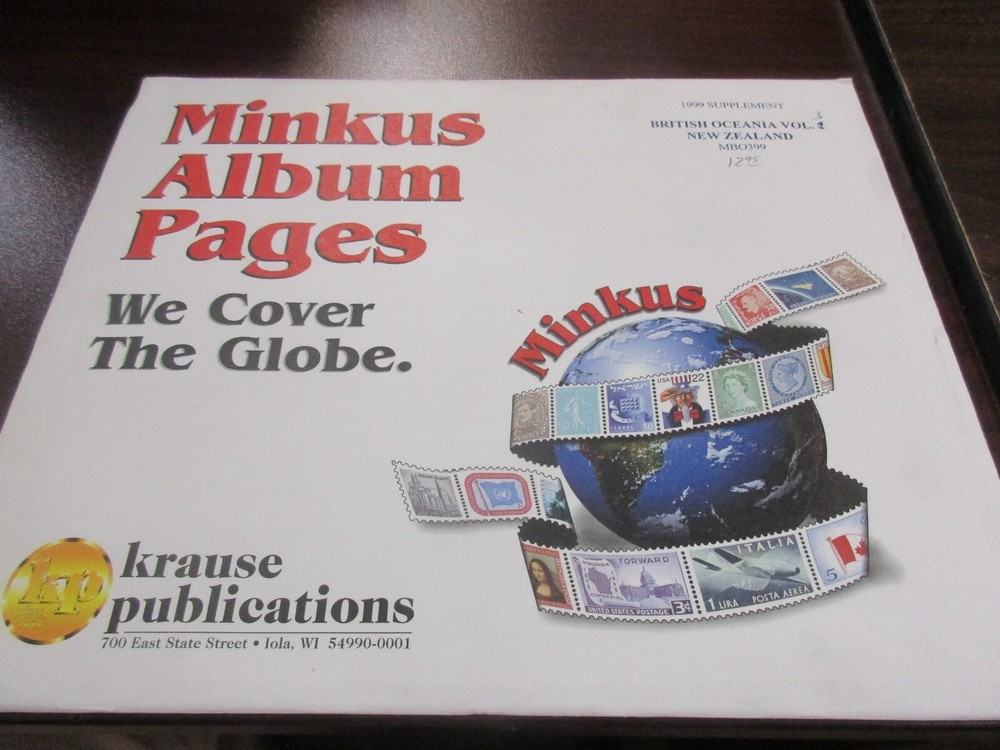 "MINKUS" 1999  SUPPLEMENT  BRITISH OCEANIA VOLUME 3   W/FREE SHIPPING!!!