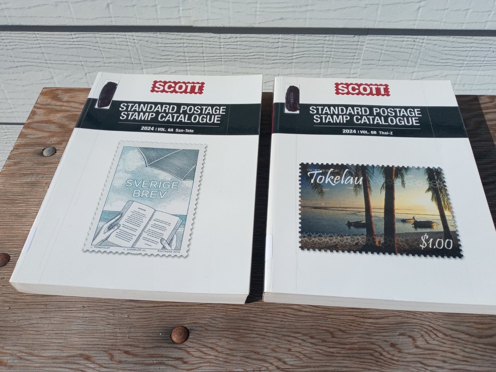 Scott Stamp Catalog 2024 Volume 6A & 6B - COUNTRIES Reference Book Lot