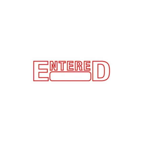 2000 Plus 035348 Message Stamp, Entered, 5/16"