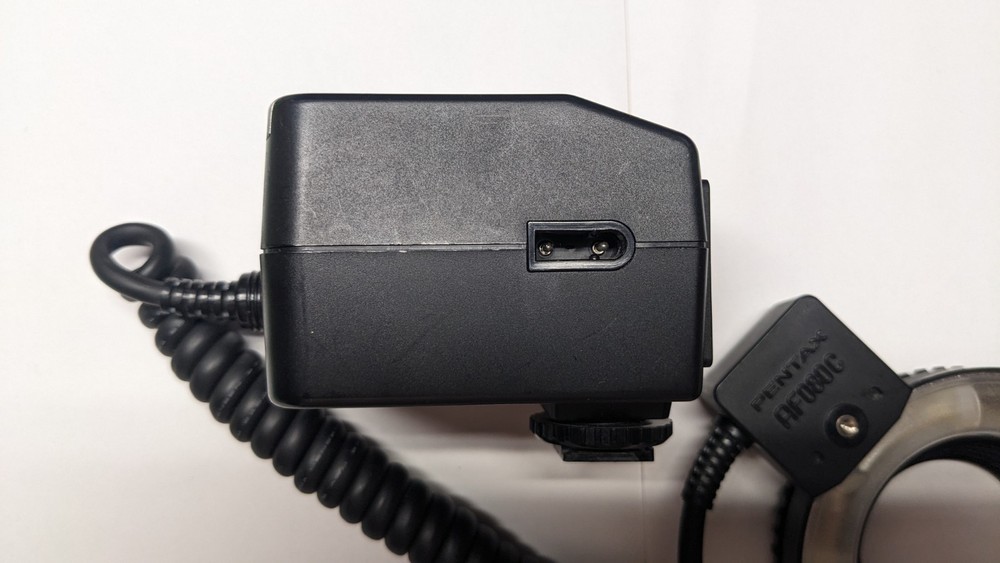 Pentax AF 080C Flash, Complete With Control Unit And Cable,Tested, Free Shipping