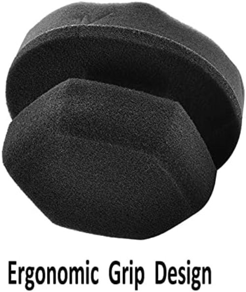 2 Pack Large Tire Dressing Applicator with Wave Pattern for Even Application