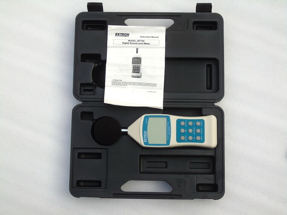 NOS Extech Instruments Digital Sound Level Meter 407750 with RS232