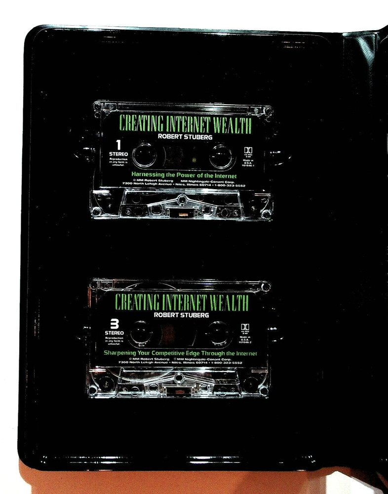 2000 Creating Internet Wealth Robert Stuberg 2-Cassette Tape Program