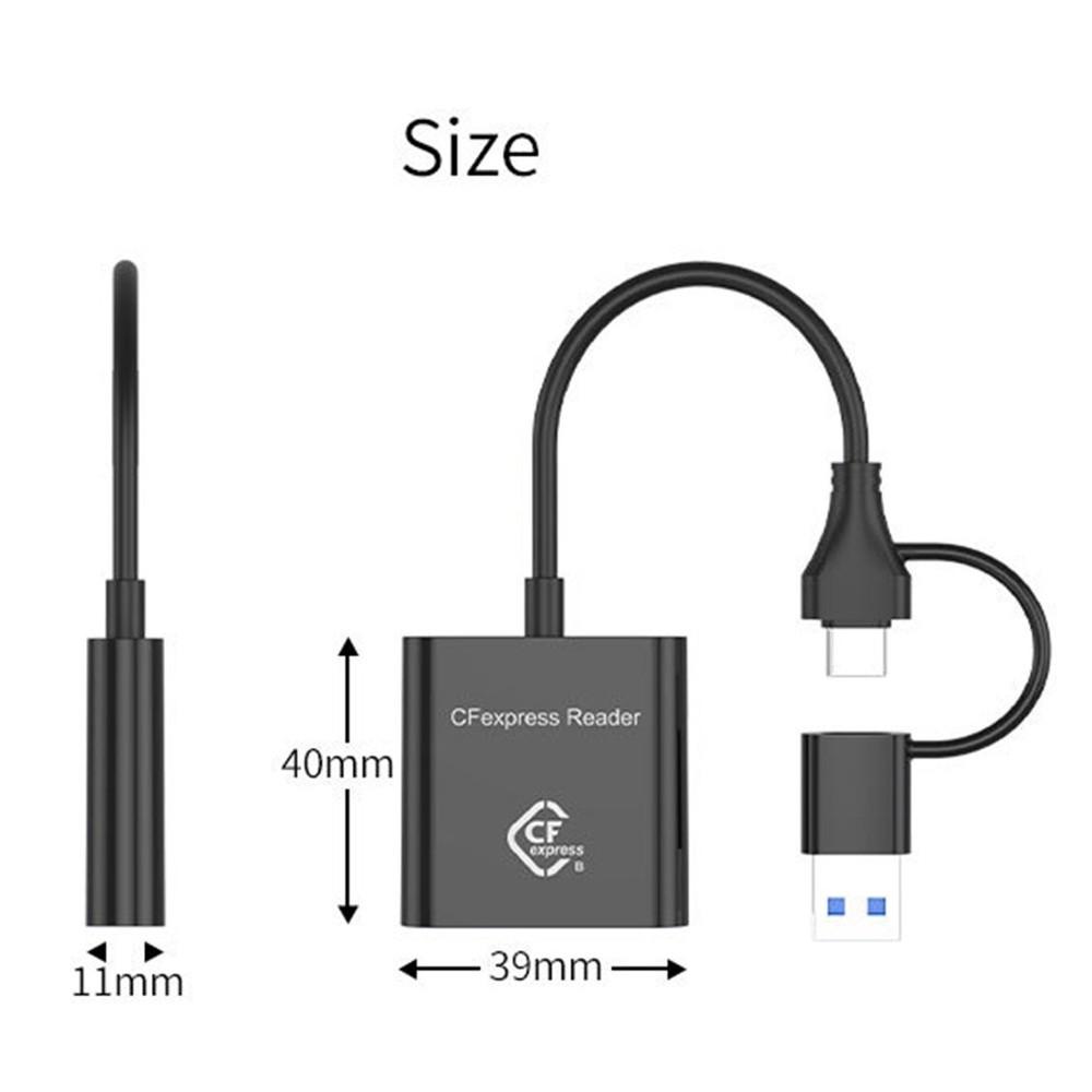 10Gbps CFexpress Type B Card Reader Writer USB3.2 Gen2 USB-C CFe Card5418