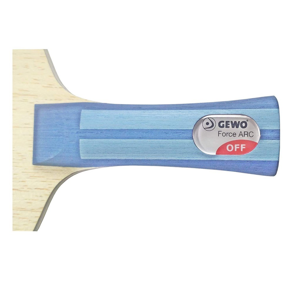 Gewo Force Arc table tennis blade, FL handle