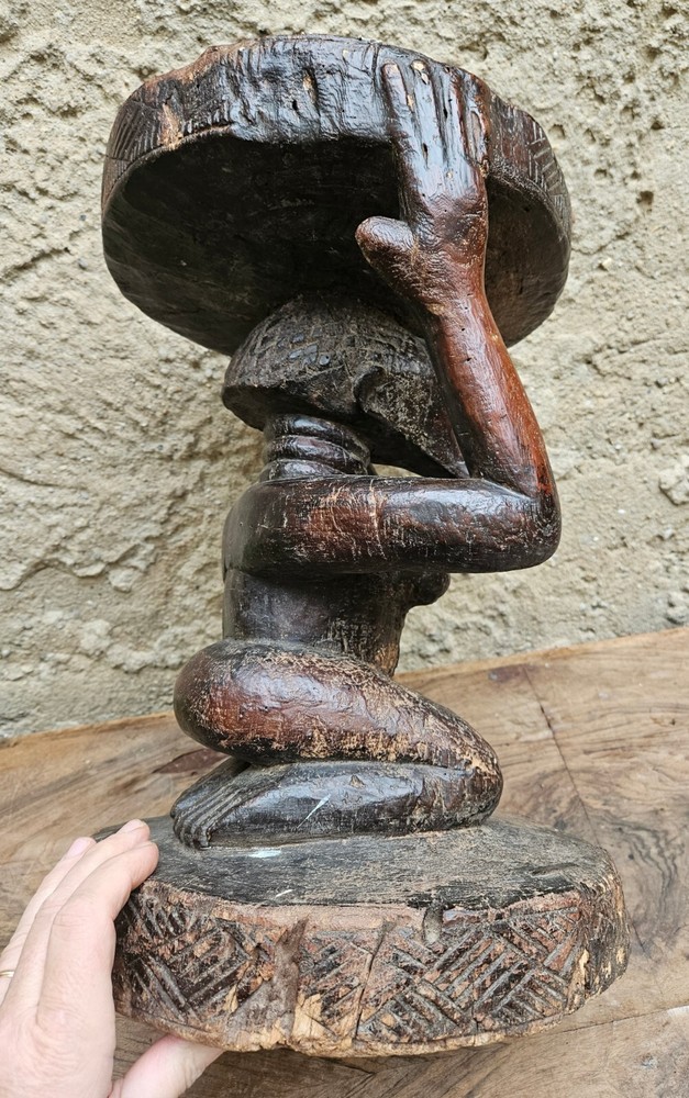 Royal Songye Seat from Congo