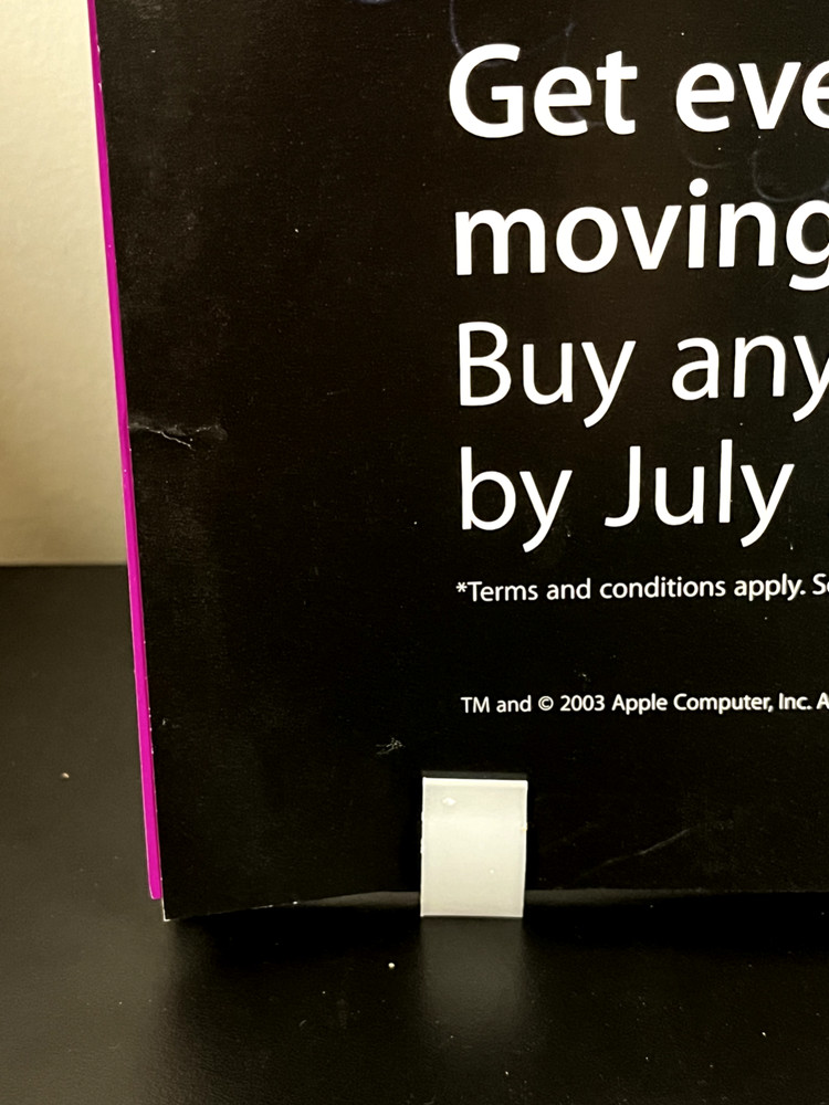 Vintage, Rare Apple Computer 2003 "Make Waves" Macromedia Studio MX Poster New