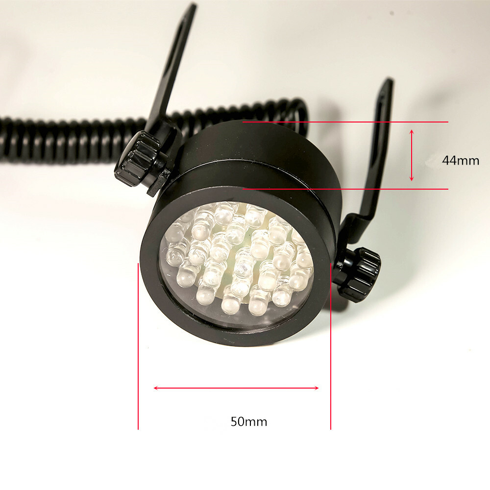 90-240V 28 LED Lamp Beads Angle Brightness Adjustable Microscope Llight Source