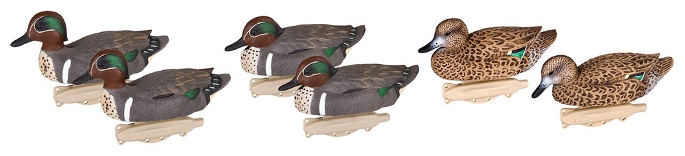 Green-Winged Teal - Floaters - 6-Pack, - - 6-Pack
