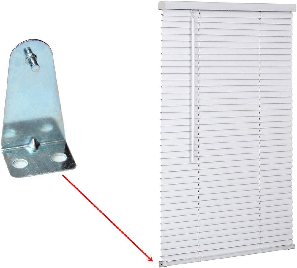 Hold down Brackets 4Pcs Metal Blind Brackets Bottom Rail Holder Replacements for