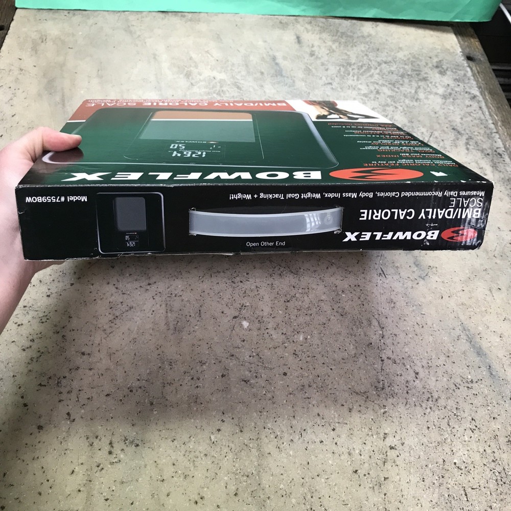 Bowflex BMI/Daily Calorie Scale (Goal Tracking / Super Thin ABS Glass Platform)