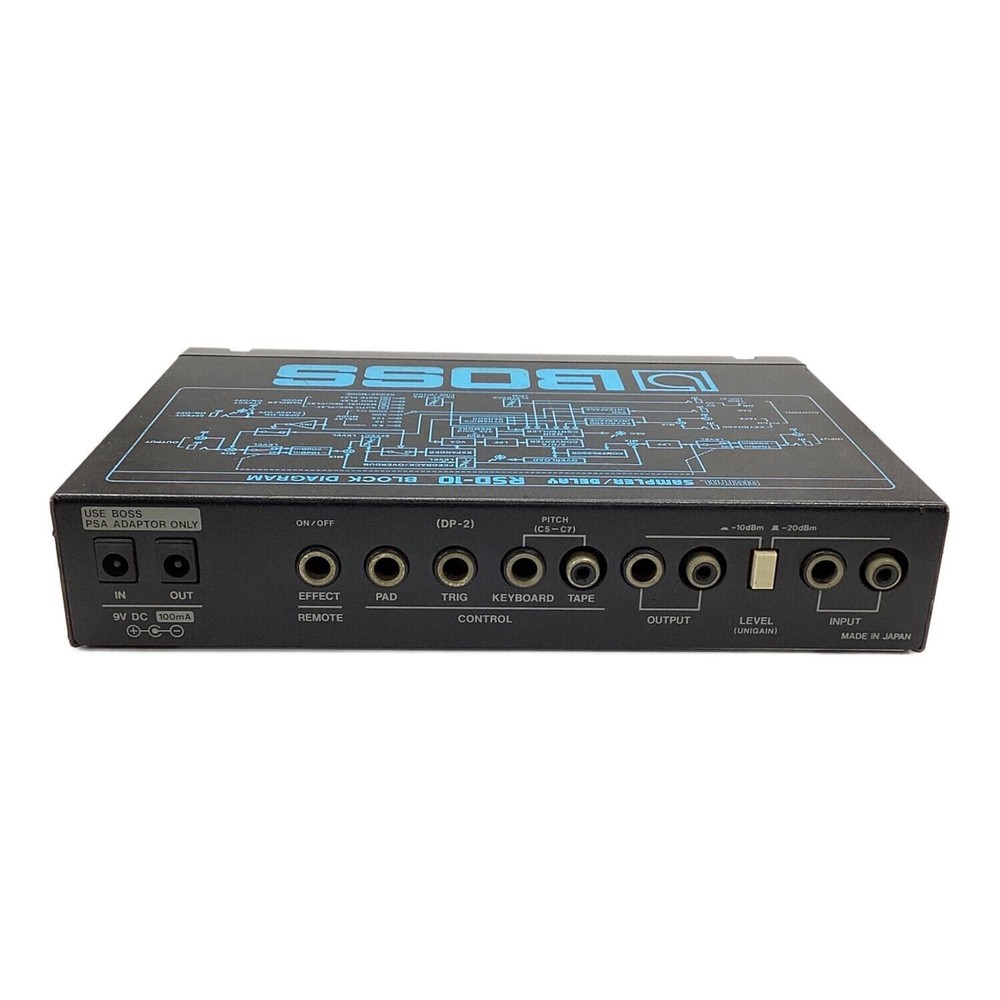 Boss RSD-10 Digital Sampler Delay Micro Rack Made in Japan Working