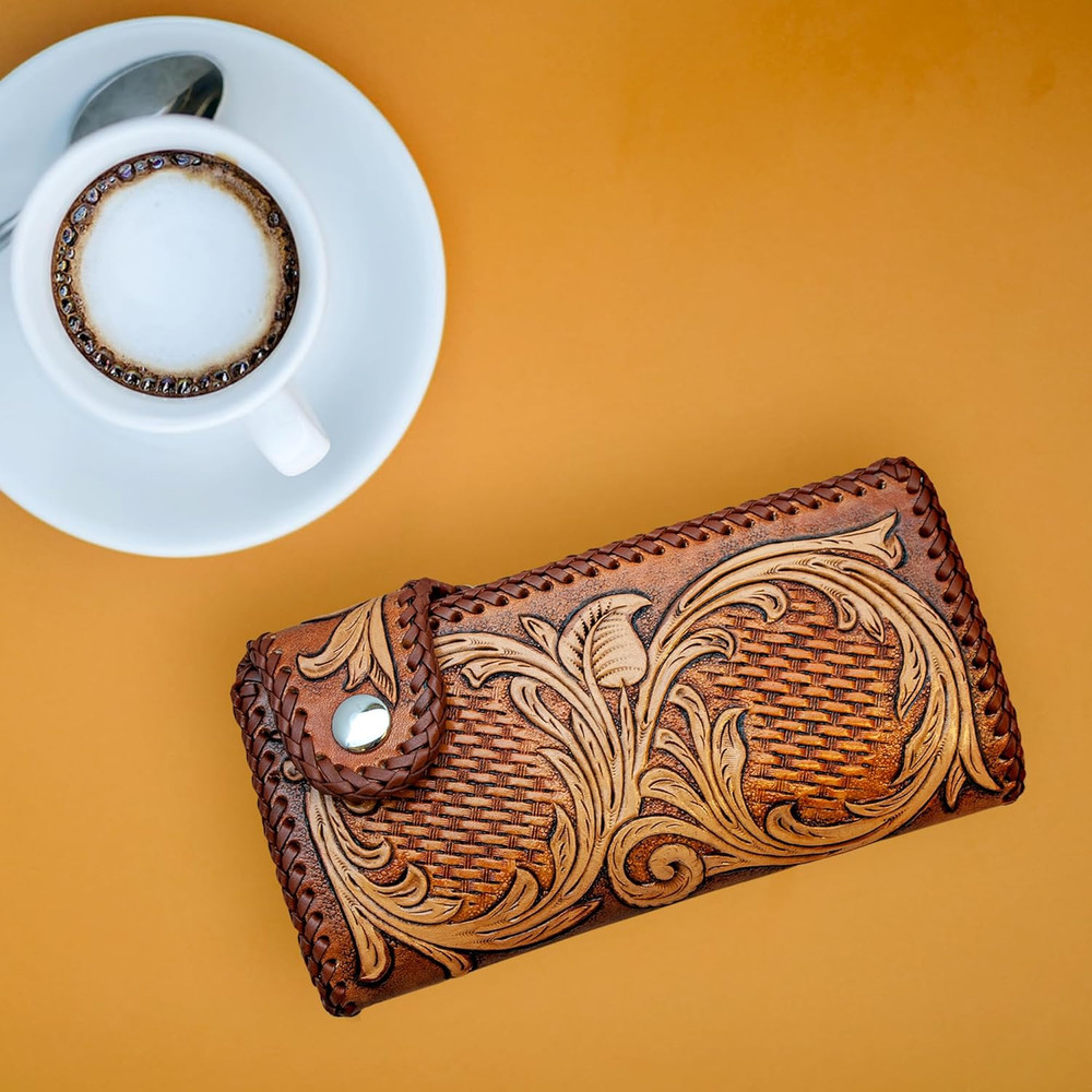 Silver Edition Long Leather Wallet Leathercraft Kit