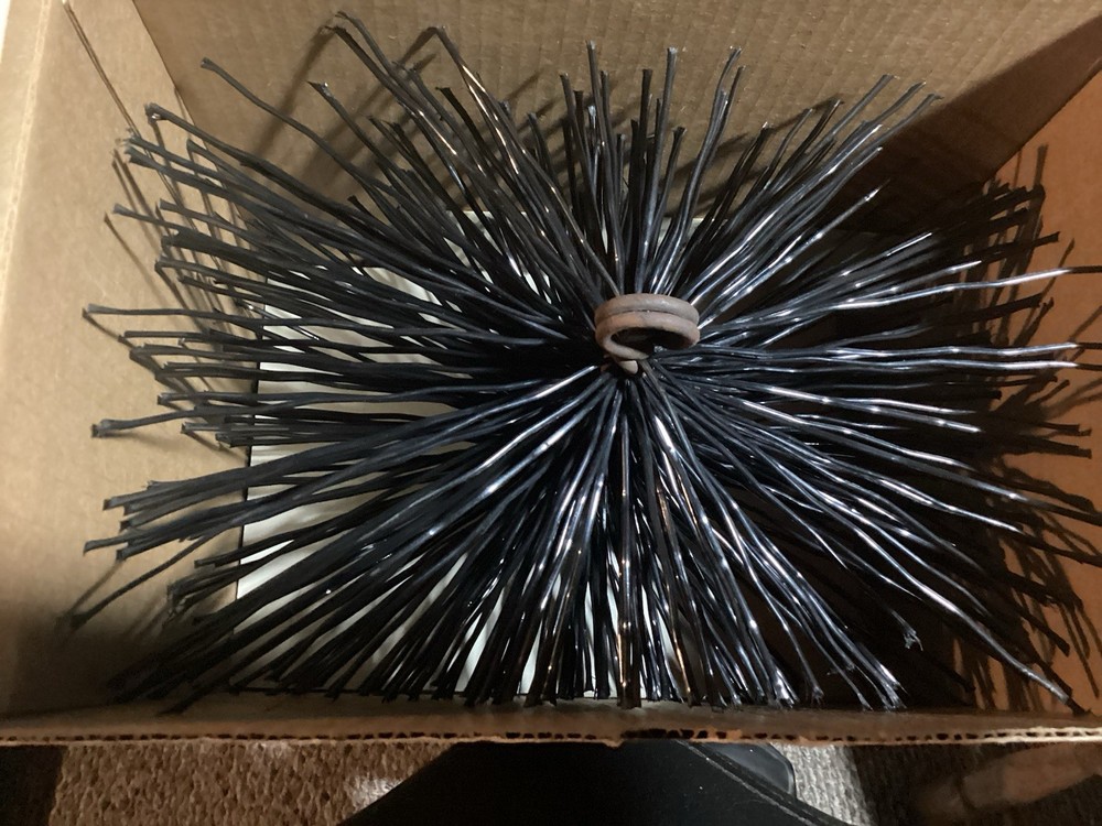 Worcester Brush Co. 8"x12" Rectangular Poly Wire Professional CHIMNEY BRUSH NOS