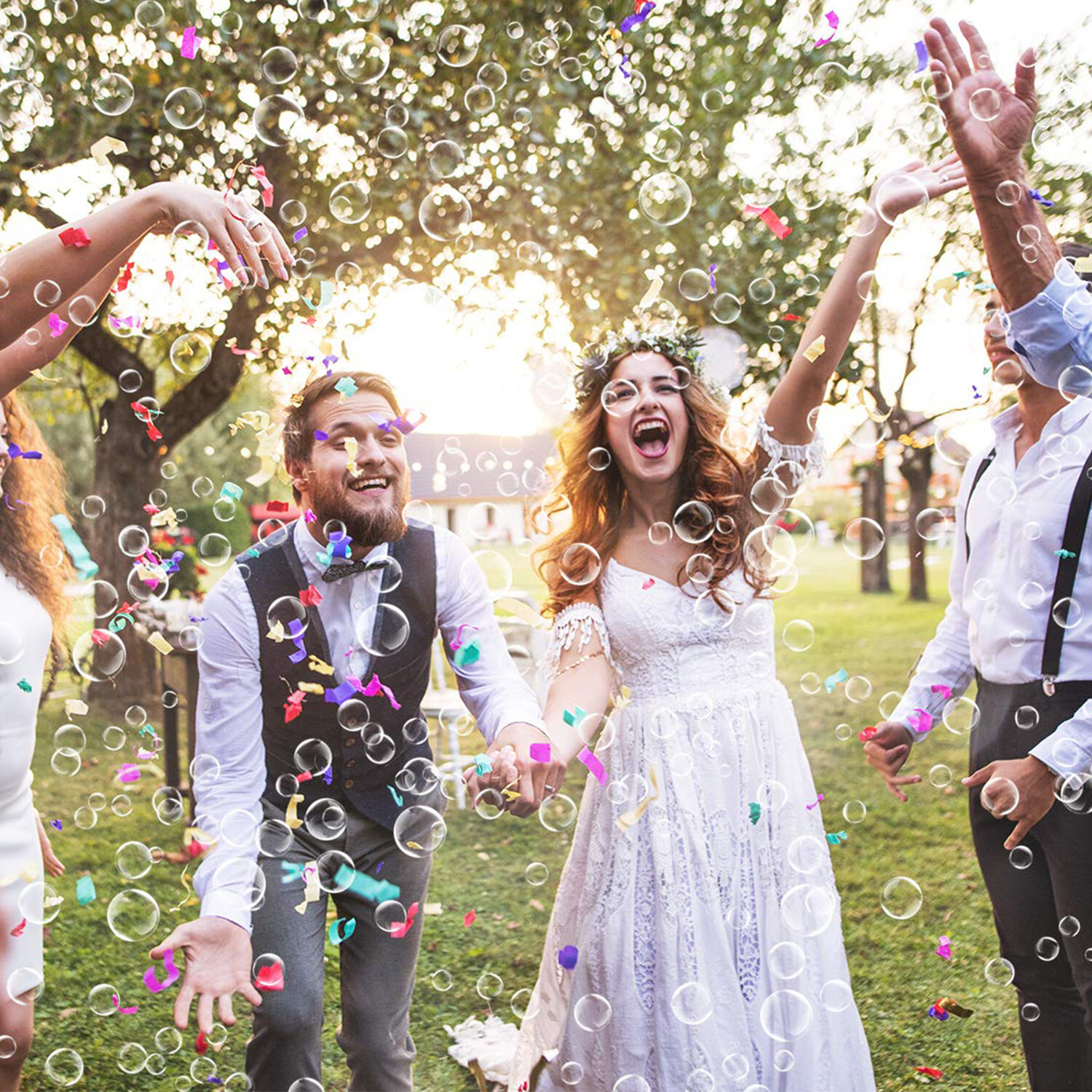 Automatic Bubble Machine Maker Auto Blower DJ Party Stage 5000+ Bubbles /Minute