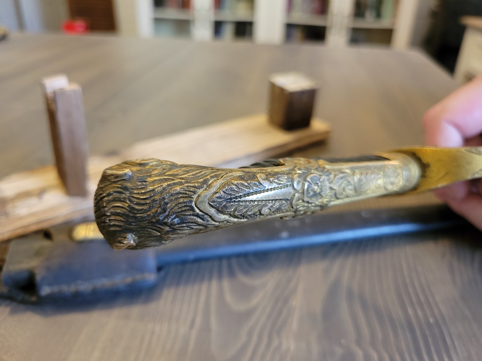 Baron Modified German WWI Lion's Head Saber Dagger Sheath