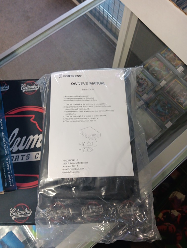 Fortress Portable Security Safe New Open Box