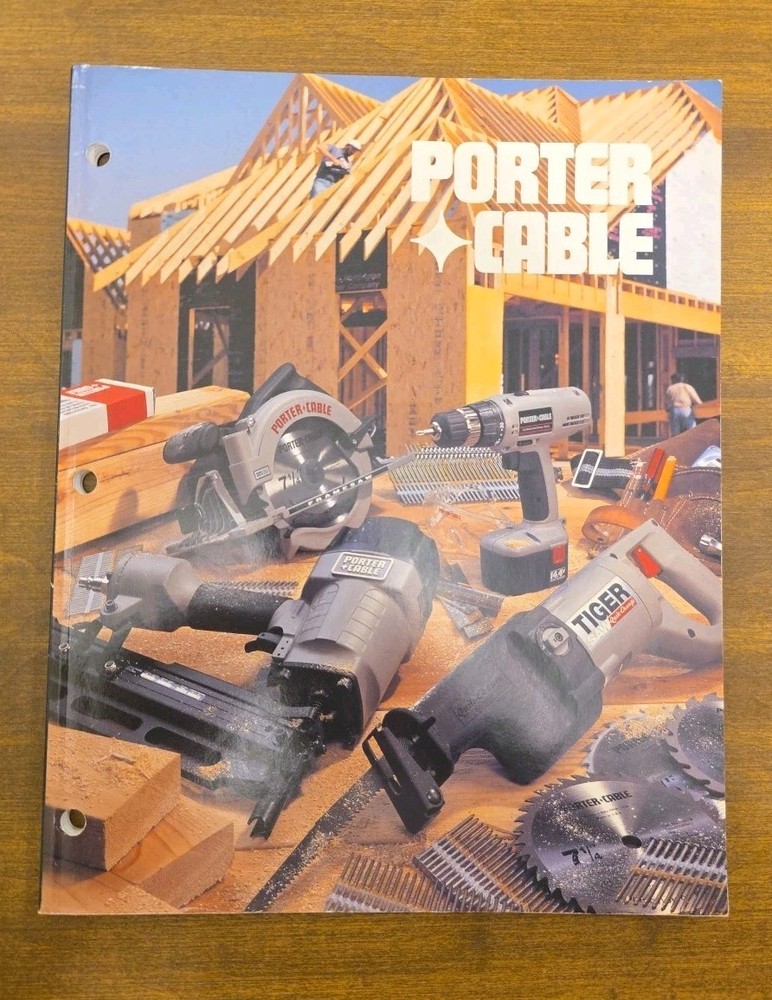 1997 Porter Cable Catalog Professional Power Tools 144 Pages Paperback