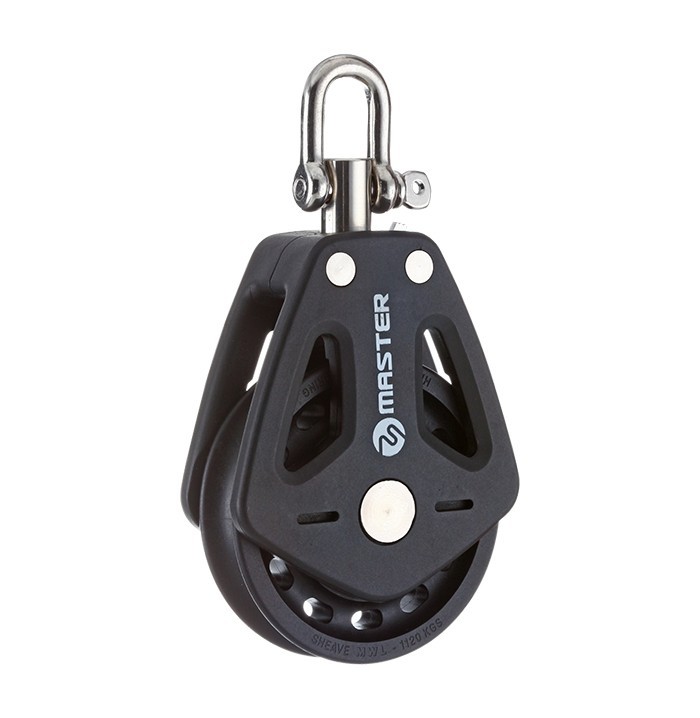50mm Single Swivel Shackle Block - Master BP-0501F
