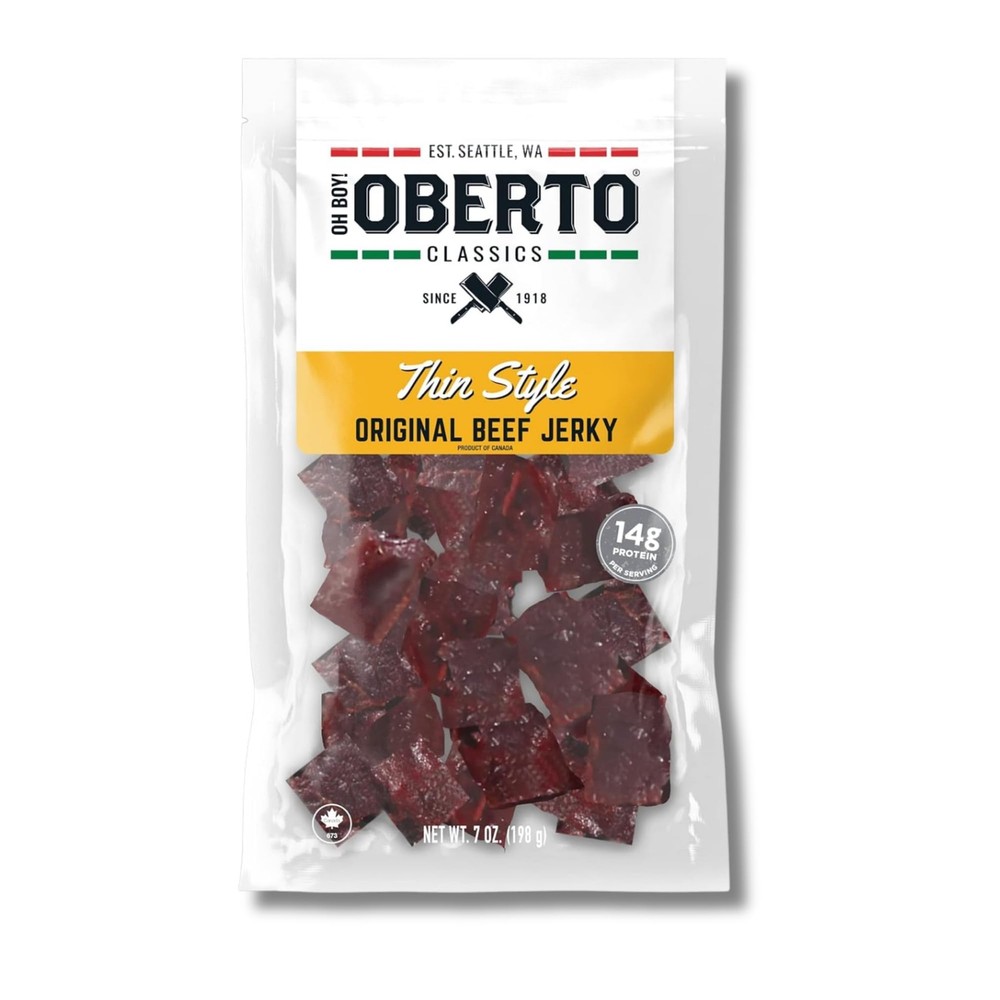 Original Beef Jerky, Thin Style, 7 Ounce - High Protein Snack Option