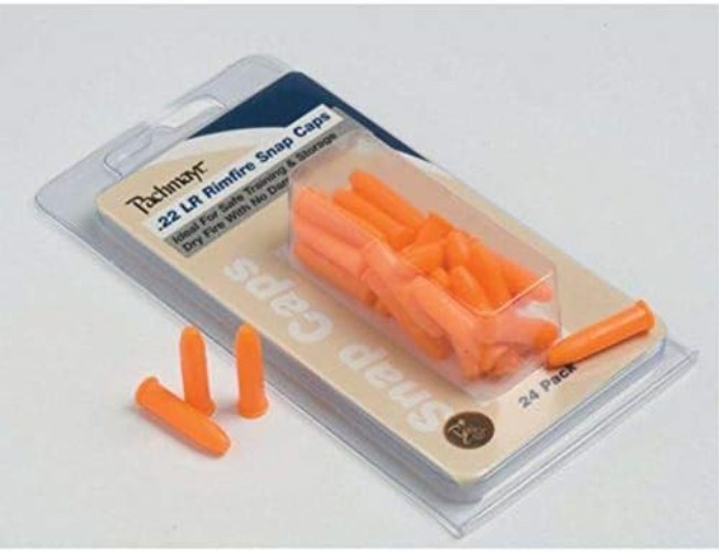 Advanced Polymer Snap Caps - 24-Pack Orange for Ultimate Shooting Performance