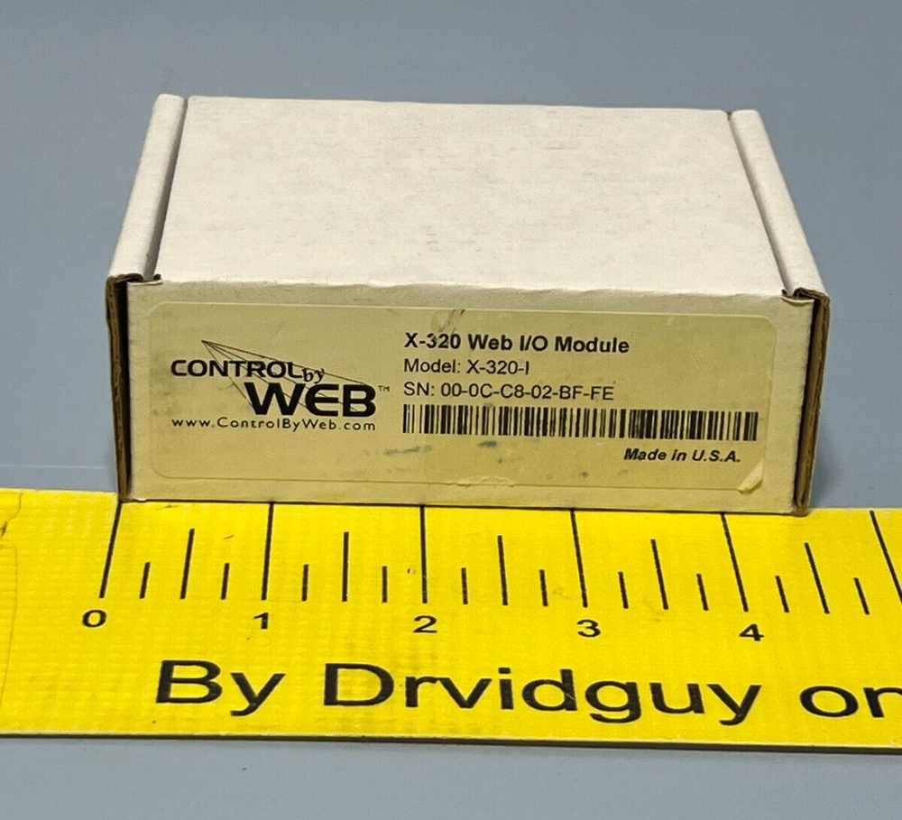 Control By Web X-320-I Web-Enabled Instrumentation - Grade Data Acquisition