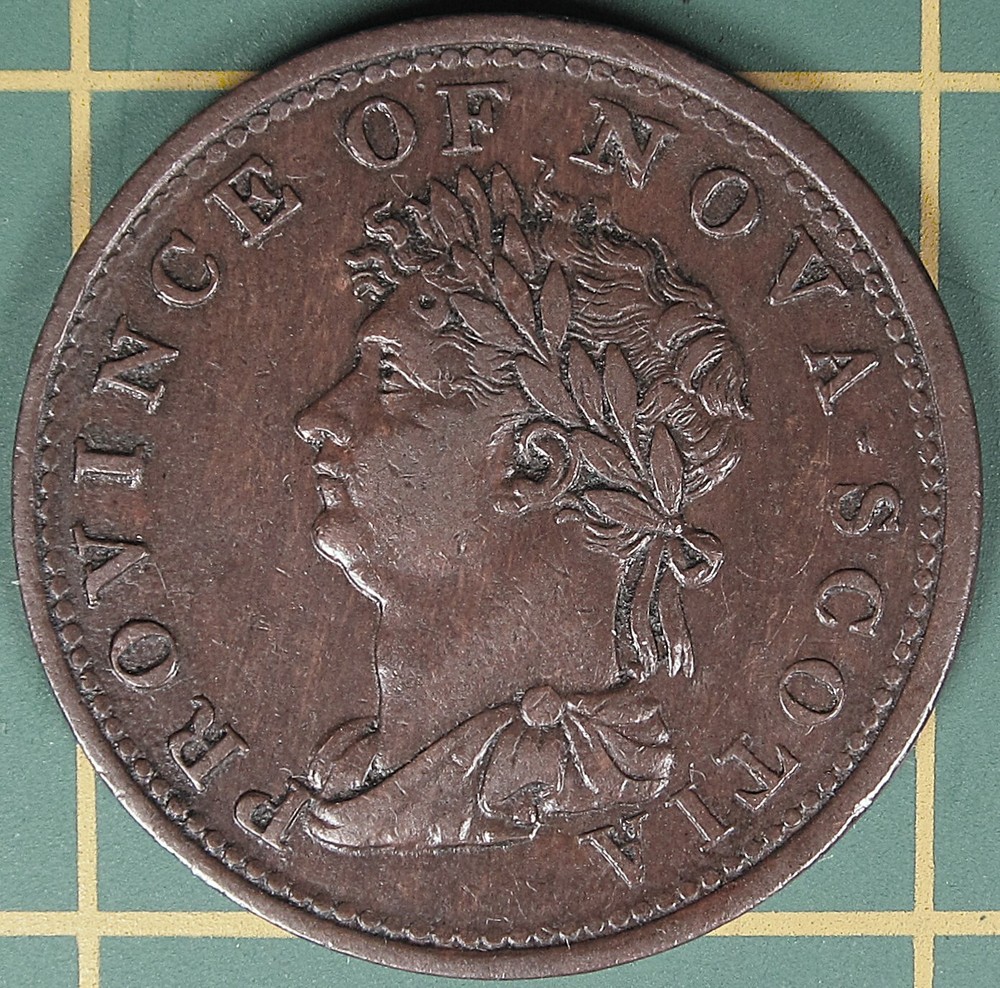 1823 Nova Scotia 1/2 token NS-1A1