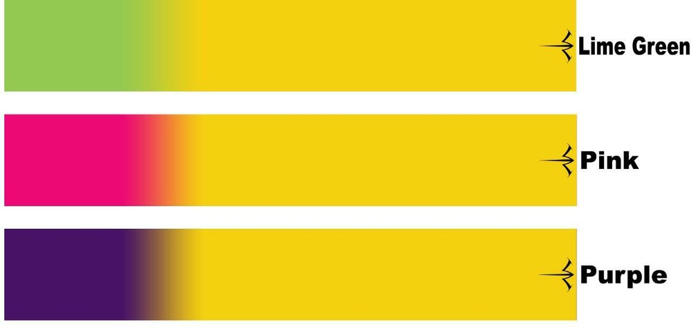 White Water Archery Yellow Fade Solid 3 Arrow Wraps 15 Pc Pack Multiple Colors