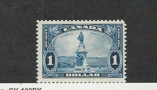 Canada, Postage Stamp, #227 Mint NH, 1935 Champlain Monument