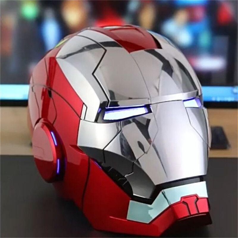 Autoking Iron Man Helmet MK5 1/1 Voice-controlled Mask Transform Cosplay Prop