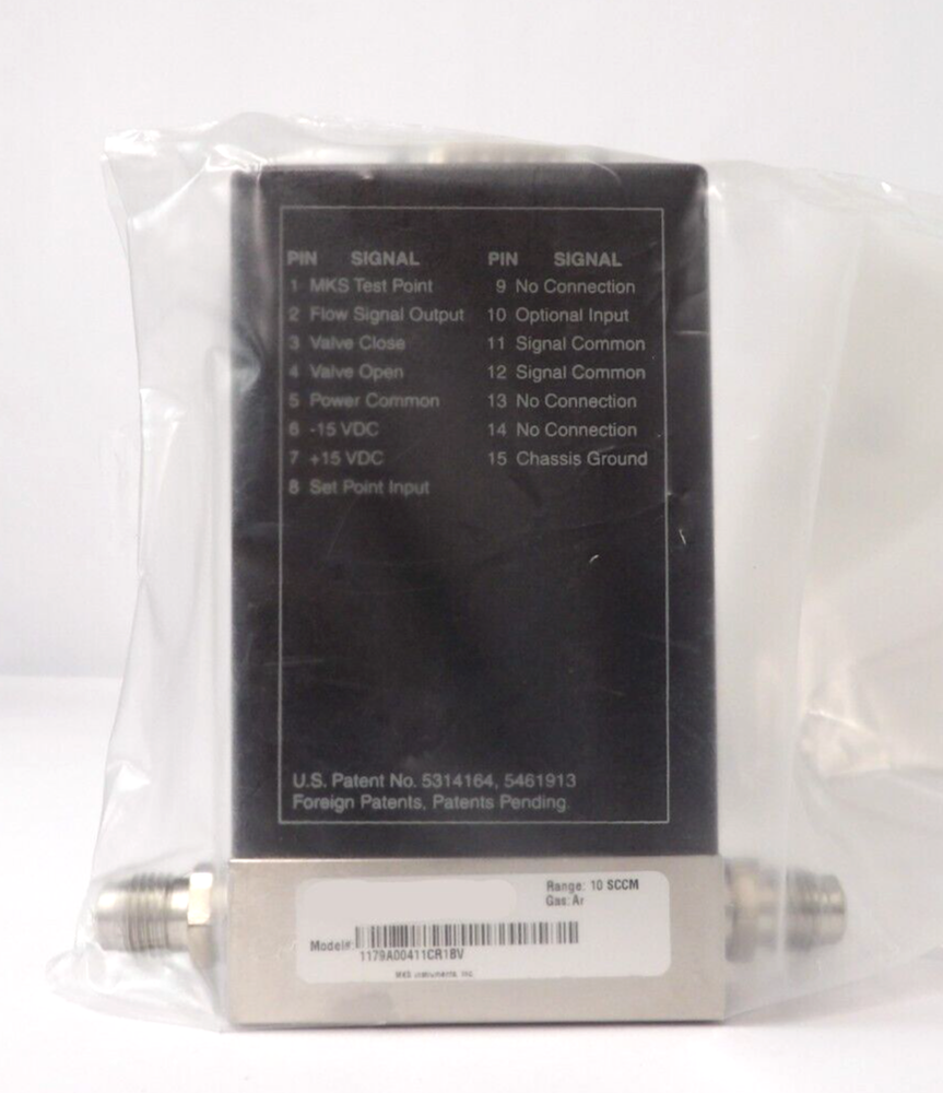 MKS Instruments 1179A00411CR1BV Mass Flow Controller MFC 10 SCCM AR New Surplus