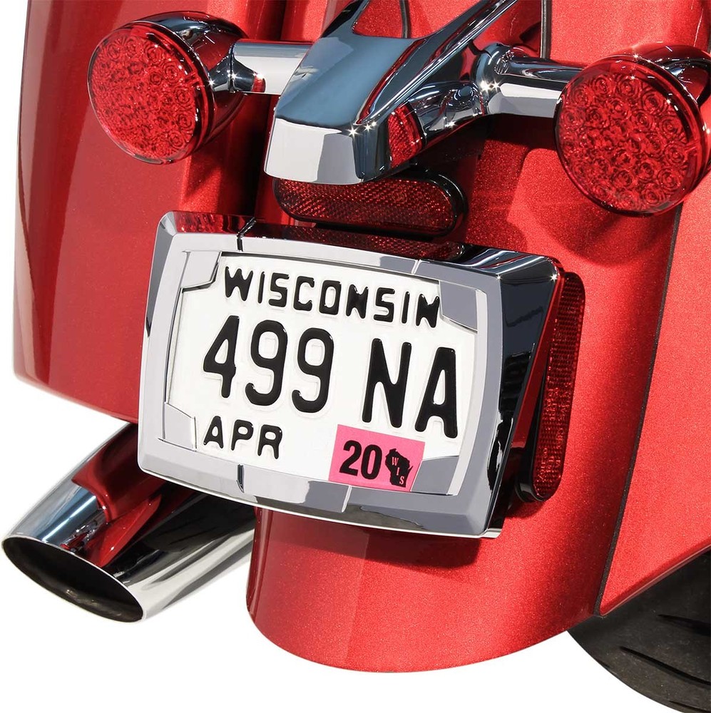 Ciro Multi-Fit License Plate Frame - Chrome - 70400