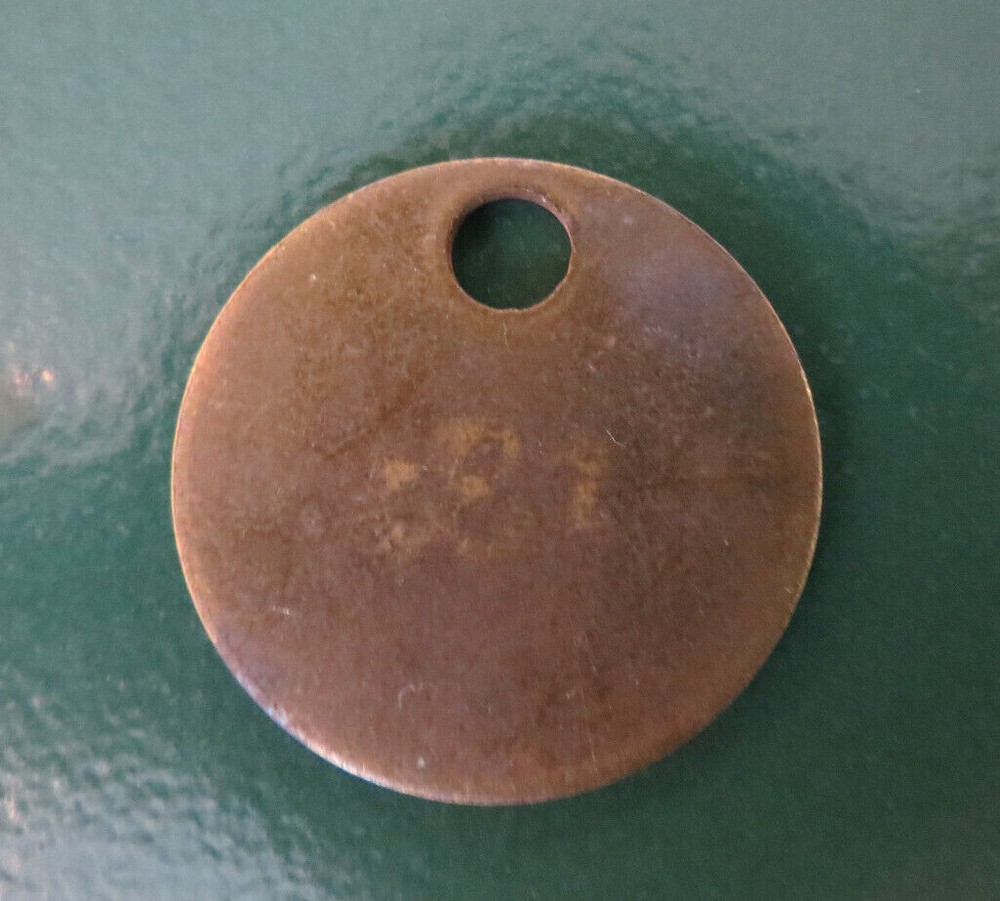 Colliery Pit Check Tally - marked 131