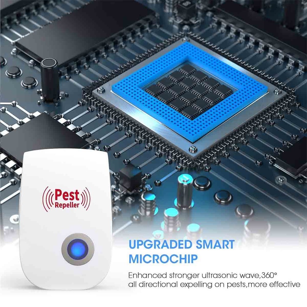 Ultrasonic Pest Repeller Electronic Plug in Sonic Repellent pest Control