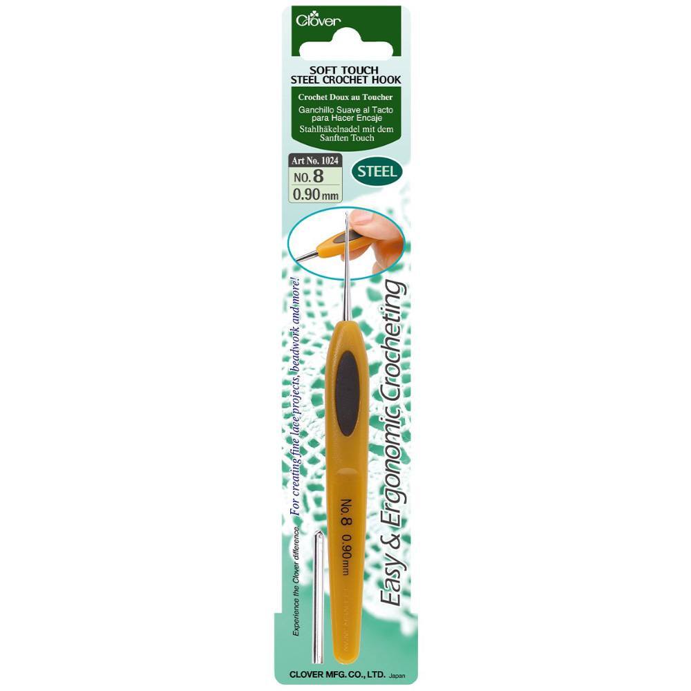 Clover, Soft Touch Steel Crochet Hook