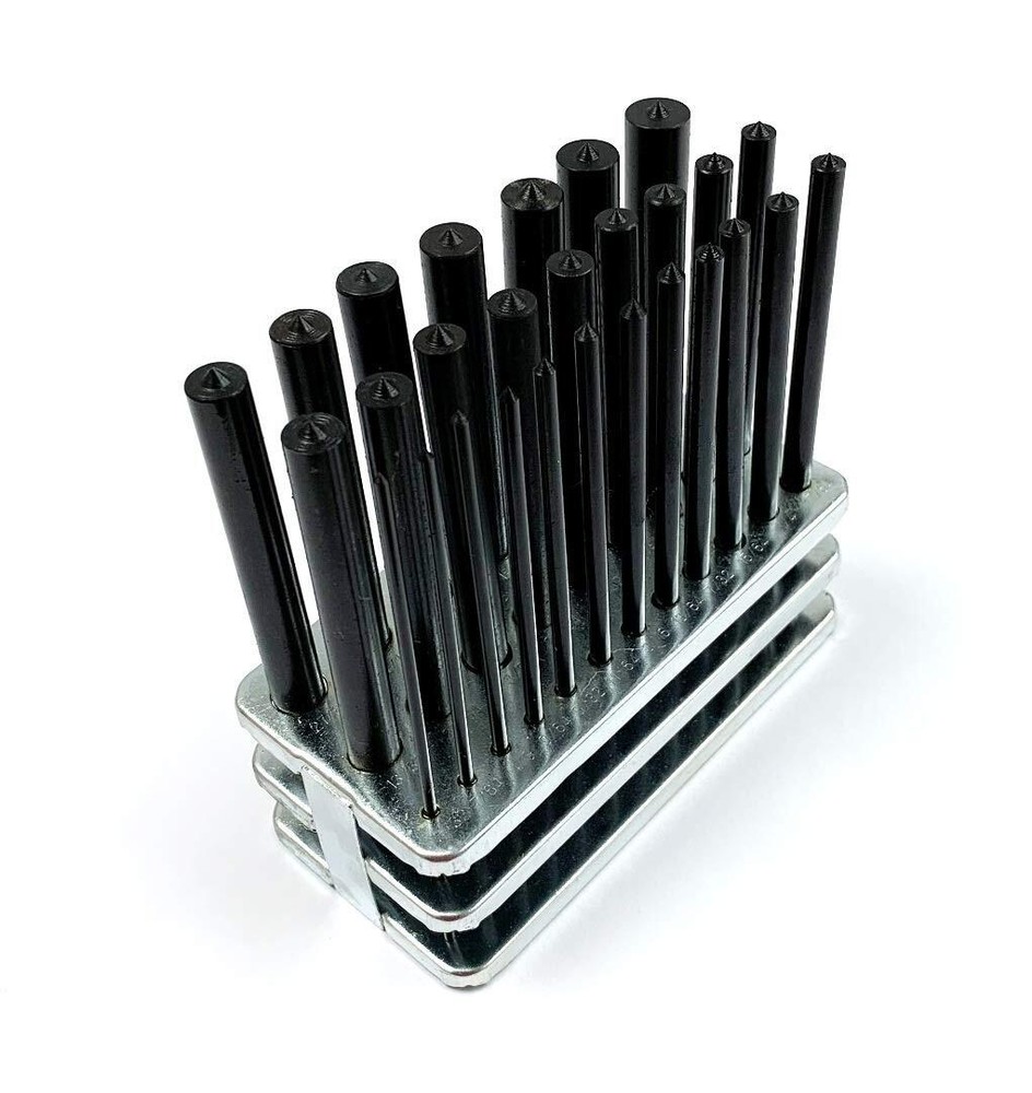 8600-0041 28PCS Transfer Punch Set 3/32" - 1/2" Precision Alignment Tool