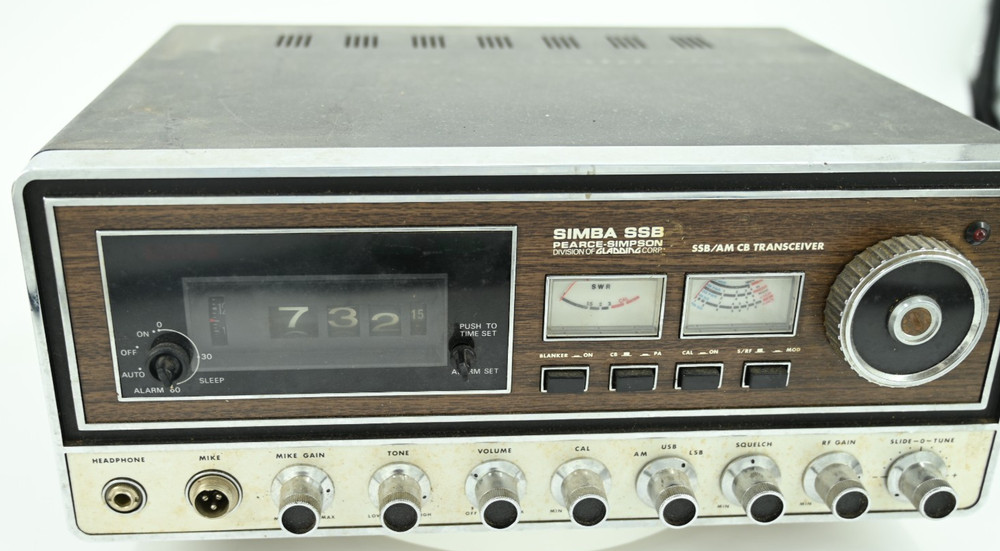 Vintage Pierce Simpson Simba SSB CB Transceiver Transmitter Untested