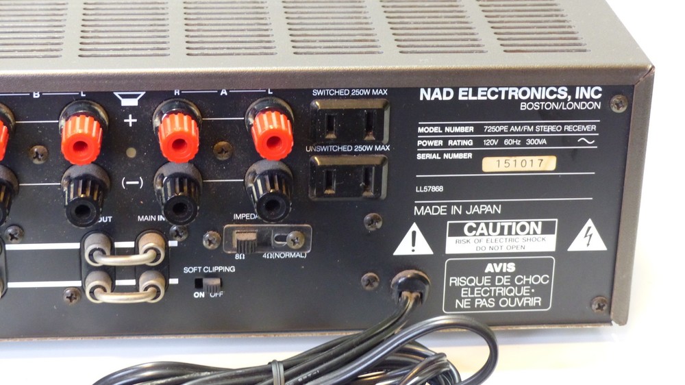 NAD 7250PE Power Envelope RECEIVER - Tested - Working