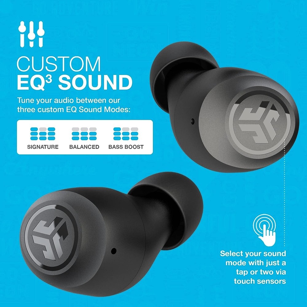 JLab Go Air POP True Wireless Bluetooth Earbuds, iOS, Android, Headphones