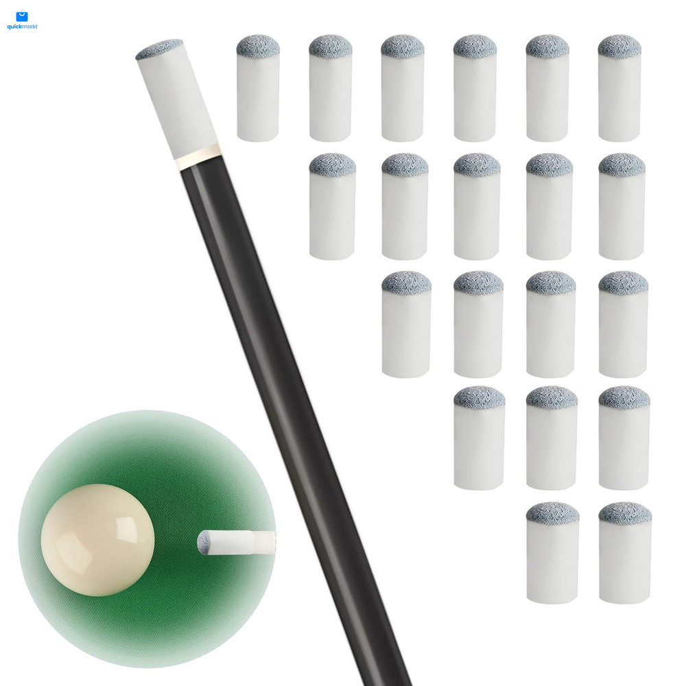 lyforx 30pcs Slip On Pool Cue Tips Replacement Billiard 5