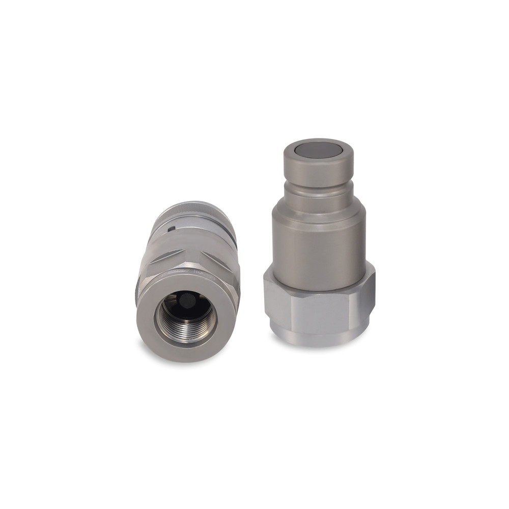 3/4″ Flat Face Hydraulic Quick Couplers Set - 3/4″ SAE Thread