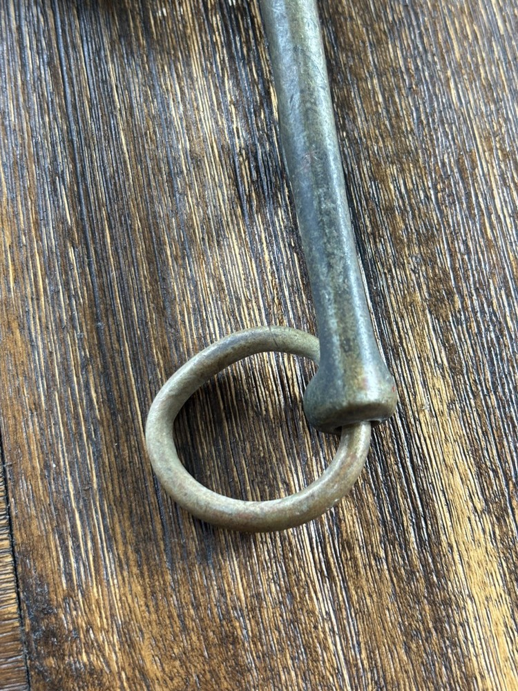 Vintage Horse Bit Solid Brass Stamped Never Rust *Pre-Owned