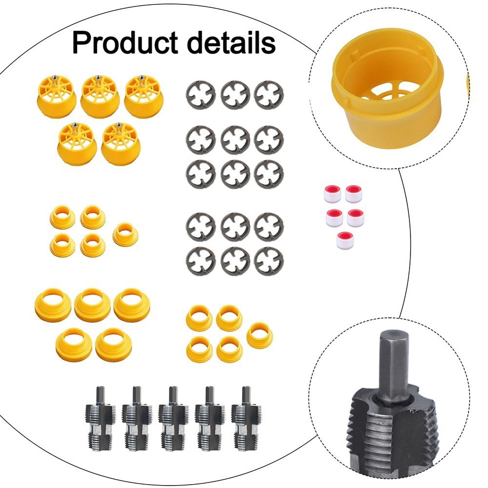 Home Improvement PVC Pipe Threader Double-ended Design Drill Compatible