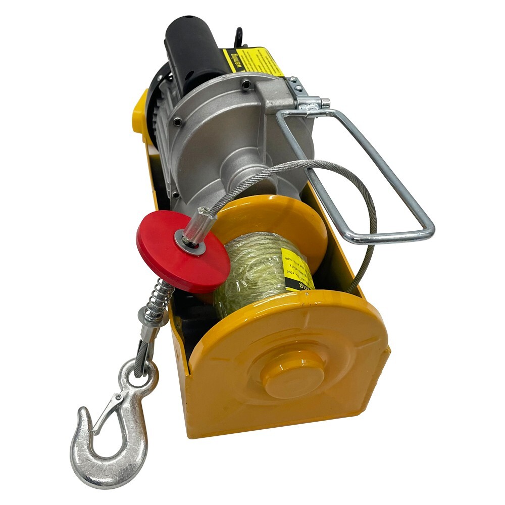 1000KG Multi-function Electric Hoist Mini Small Wire Rope Winch 2000LB