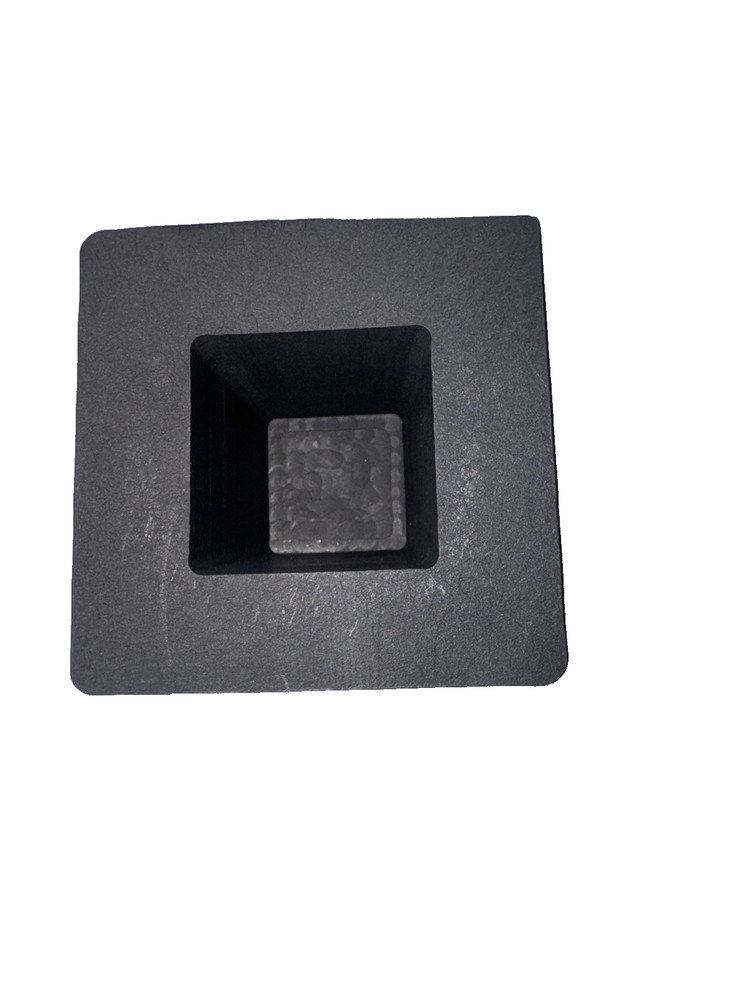 Graphite Ingot Mold For Casting 10 oz Gold Cube