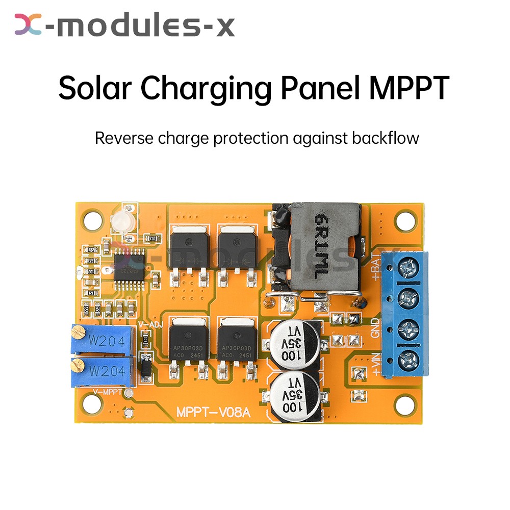 100W 5A MPPT Solar Panel Regulator Controller Battery Charging Switch DC 8-28V