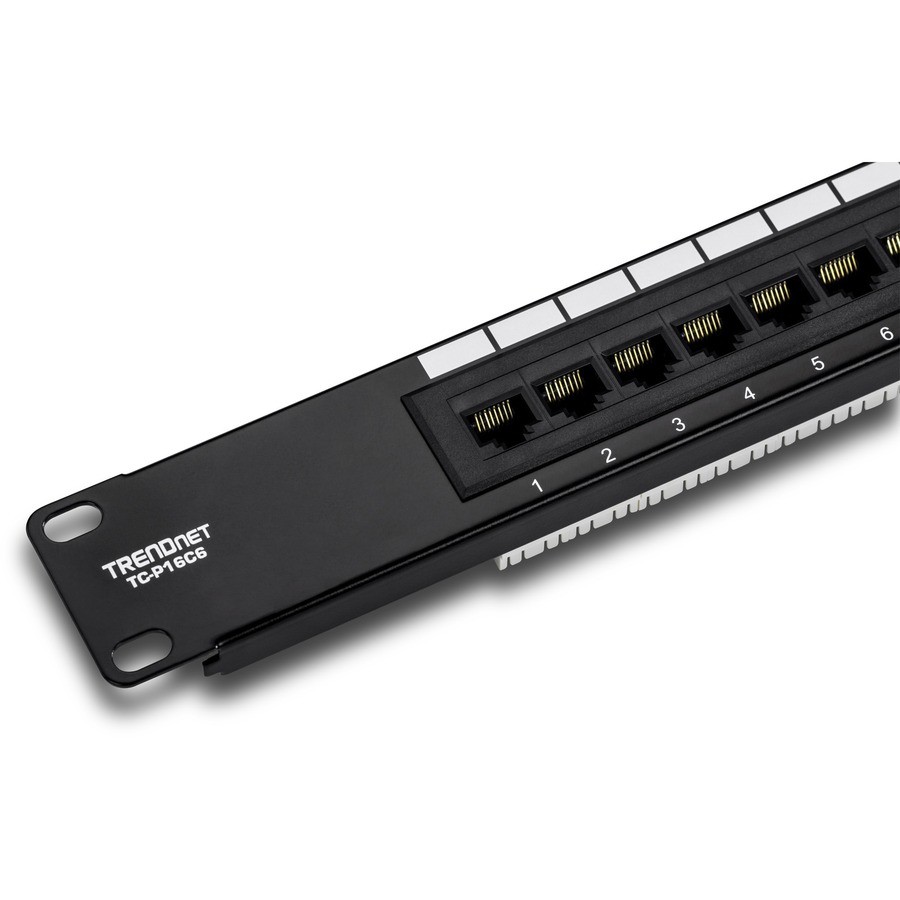 TRENDnet 16-Port Cat6 Unshielded Patch Panel (tcp16c6)