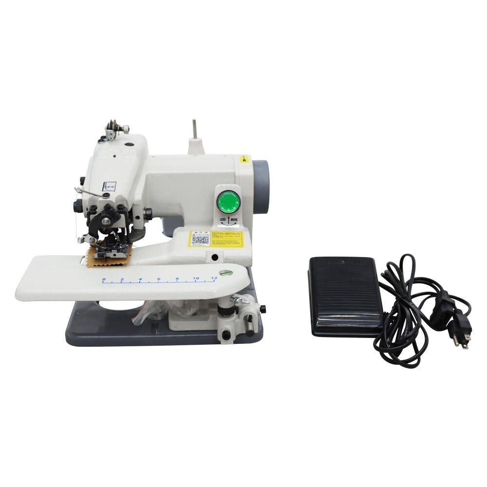 110V Portable Blindstitch Hem Chain Stitch Sewing Processing Machine